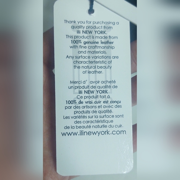 NWT ili New York Leather Organizer Crossbody - Picture 5 of 16